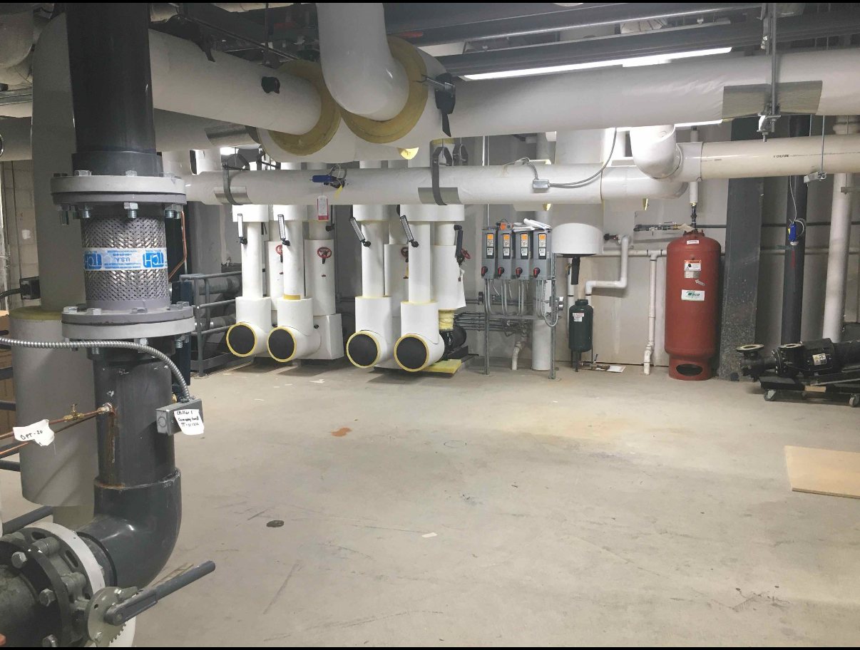 Mechanical Room Pipe Runs