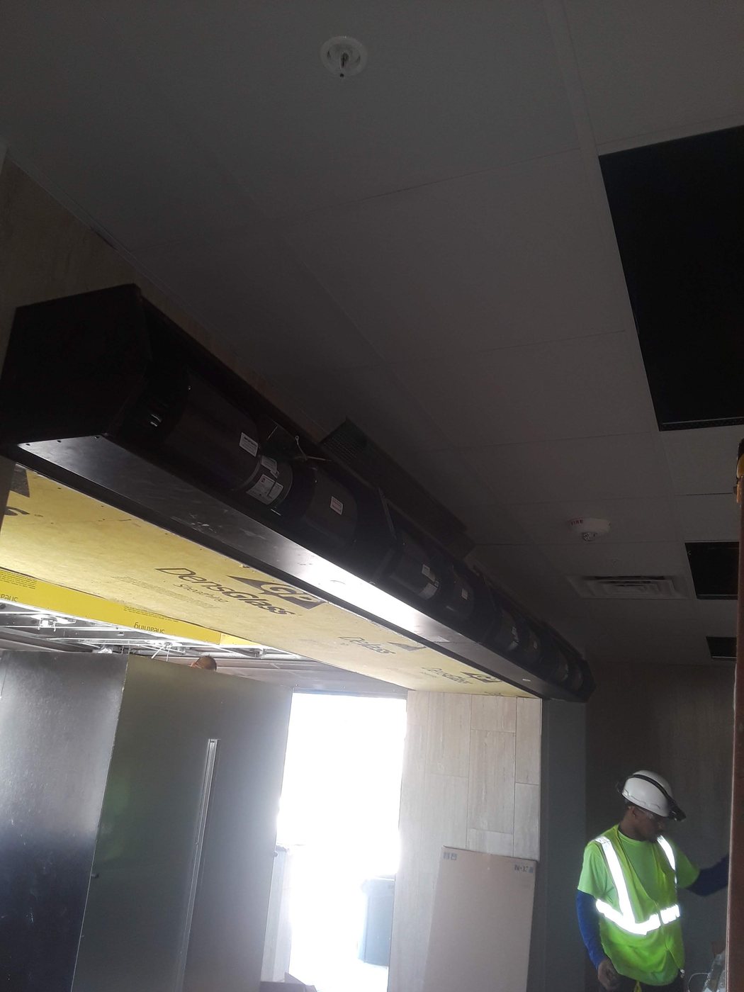 Mechanical equipment placement and service access.